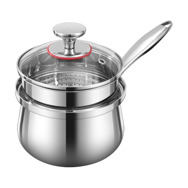 Clad steel steamer pot