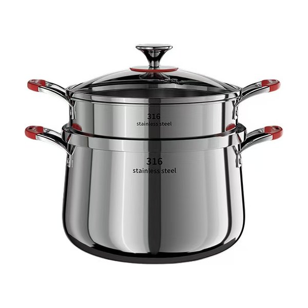 316 stainless stock pot