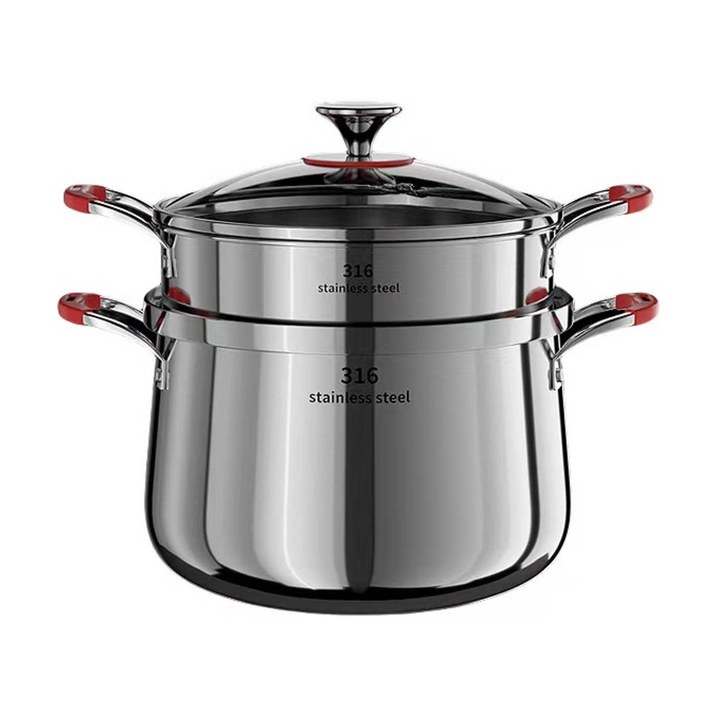 316 stainless stock pot · W-4074