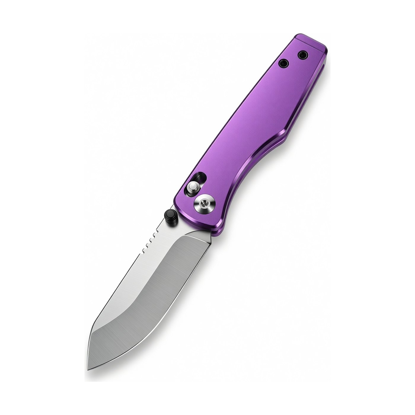 Folding pocket knife — purple handle · W-6883